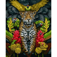 BK-GX44789 Картині за номерами Грація леопардуRainbow Art