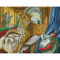 Картина зі страз Dream Art Королівський леопард (39 х 50 см) (DA-31685, Без підрамника) Картина зі страз Dream Art Королівський леопард (39 х 50 см) (DA-31685, Без підрамника)