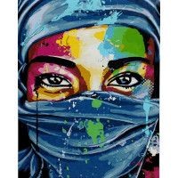 SR-B-SY6921 Розмальовки за номерами Поп-арт очіStrateg SR-B-SY6921 Розмальовки за номерами Поп-арт очіStrateg