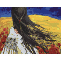 SR-B-SY6542 Картина за номерами Вільна українкаStrateg SR-B-SY6542 Картина за номерами Вільна українкаStrateg