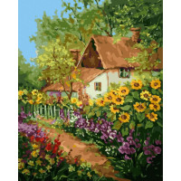 BK-GX45095 Картини за номерами Сільський будиночокRainbow Art BK-GX45095 Картини за номерами Сільський будиночокRainbow Art