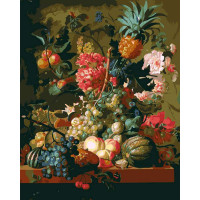 VP091 Розмальовка для дорослих Квіти та фрукти Babylon VP091 Розмальовка для дорослих Квіти та фрукти Babylon