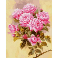 VP588 Малюнок за цифрами Рожева гілка Babylon VP588 Малюнок за цифрами Рожева гілка Babylon