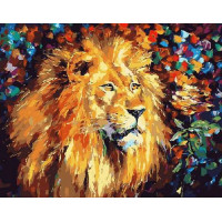 MR-Q051 Картина розмальовка Чудовий левMariposa MR-Q051 Картина розмальовка Чудовий левMariposa