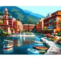 MR-Q880 Картина розмальовка Причал у тропікахMariposa MR-Q880 Картина розмальовка Причал у тропікахMariposa