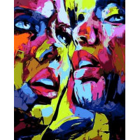 MR-Q795 Картина розмальовка Дівчата поп-арт Mariposa