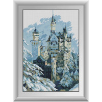 Картина алмазна вишивка Dream Art Зимовий замок (повна зашивка, квадратне каміння) (DA-30129, Без підрамника)