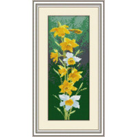 Набір вишивка алмазна Dream Art Букет з нарцисами (повна зашивка, круглі камені) (DA-20030, Без підрамника)