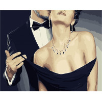 W4341 Полотно для малювання Розкішна пара