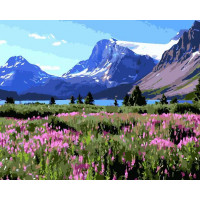 BK-GX8585 Картина за номерами Квітуча долина BK-GX8585 Картина за номерами Квітуча долина