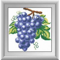 Алмазна техніка Dream Art Виноград (квадратні камені, повна зашивка) (DA-30266, Без підрамника) Алмазна техніка Dream Art Виноград (квадратні камені, повна зашивка) (DA-30266, Без підрамника)