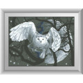 Картина із мозаїки Dream Art Нічна сова (квадратні камені, повна зашивка) (DA-30527, Без підрамника)