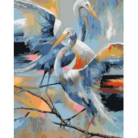AS0075 Картина за номерами Лелеки ArtStory AS0075 Картина за номерами Лелеки ArtStory
