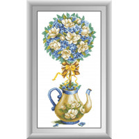 Алмазна вишивка Dream Art Магнолія та гортензія (DA-30600, Без підрамника)