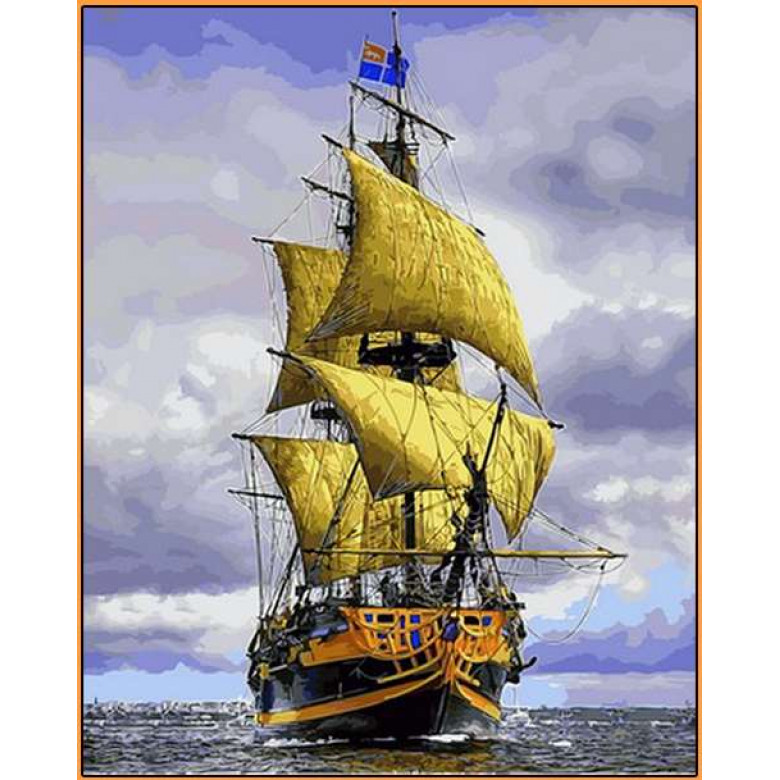 NB888R Картина за номерами Піратський корабельBabylon