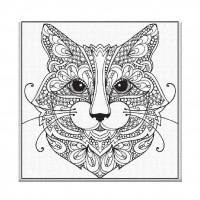 AR03 Картина розмальовка Кіт (Без коробки) ArtStory