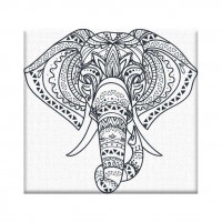 AR10 Картина розмальовка Слоненя (Без коробки) ArtStory AR10 Картина розмальовка Слоненя (Без коробки) ArtStory