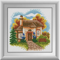 Картина зі страз Dream Art Осінній сад (DA-30554, Без підрамника)