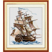 Набір алмазна мозаїка Dream Art Бригантина (DA-30581, Без підрамника)