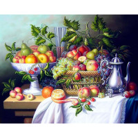 Алмазна техніка ТМ Алмазна мозаїка Натюрморт зі глечиком (DM-240, Без підрамника)