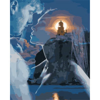 AS0446 Розмальовка за цифрами Світло кохання ArtStory AS0446 Розмальовка за цифрами Світло кохання ArtStory