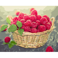 AS0465 Розмальовка за цифрами Малина у кошику ArtStory AS0465 Розмальовка за цифрами Малина у кошику ArtStory