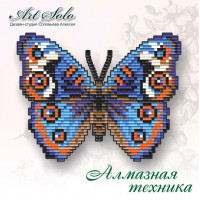 Картина алмазна вишивка Art Solo Анютини Очі (БАТ02) 14,5 х 11,5 см (Без підрамника)