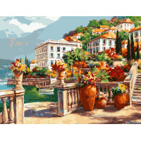 AS0824 Рисование по номерам Итальянская ривьера ArtStory