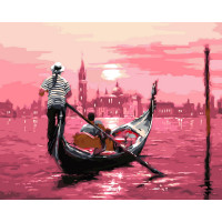 BK-GX8629 Малювання номерів У рожевому світлі BK-GX8629 Малювання номерів У рожевому світлі