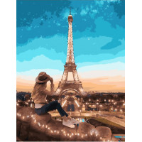BK-GX28152 Картина за номерами Вид на Париж