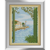 Діамантова вишивкаDream Art Вид на море (DA-31081, Без підрамника) Діамантова вишивкаDream Art Вид на море (DA-31081, Без підрамника)