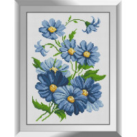Набір вишивка алмазна Dream Art Альпійські айстри (DA-31193, Без підрамника)