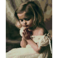 Набір алмазна мозаїка Алмазна мозаїка Ангелочок (GF942, Без підрамника)