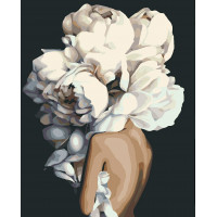 0019Л1 Картина за номерами Жіночі півонії. Емі Джадд (Без коробки) Bambino 0019Л1 Картина за номерами Жіночі півонії. Емі Джадд (Без коробки) Bambino