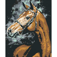 0007Т1 Розмальовка для дорослих Погляд коня (Без коробки) Bambino