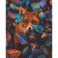 BK-GX34615 Розмальовка за номерами Лиса
