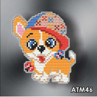 Дитячий магніт Art Solo Корги (АТМ46, Без підрамника)