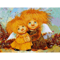 VK281 Малювання за номерами Братик із сестричкою Babylon