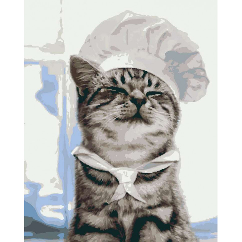 RB-0180 Картина за номерами Шеф-кухар Riviera Blanca