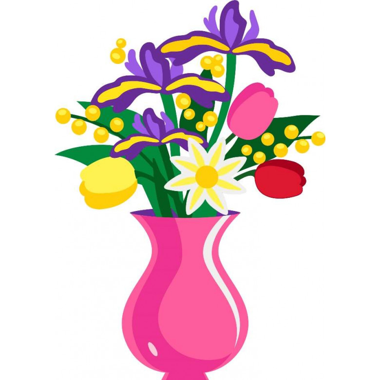 ASK051 Картина за номерами Весняний букет ArtStory