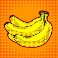 Алмазна техніка ТМ Алмазна мозаїка Банани (UA-067, Без підрамника)