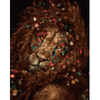 BK-GX42183 Картина за номерами Левова краса