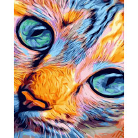BK-GX43696 Картина за номерами Яскравий кітRainbow Art BK-GX43696 Картина за номерами Яскравий кітRainbow Art