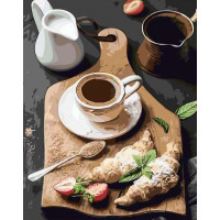 SR-SY6255 Картина за номерами Запашна ранкова каваStrateg SR-SY6255 Картина за номерами Запашна ранкова каваStrateg