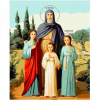 SR-SY6573 Картина за номерами Віра, Надія, Любов та їхня мати СофіяStrateg SR-SY6573 Картина за номерами Віра, Надія, Любов та їхня мати СофіяStrateg