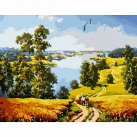 SR-B-VA-3507 Картина за номерами Дорога до річкиStrateg SR-B-VA-3507 Картина за номерами Дорога до річкиStrateg