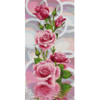 Картина алмазна вишивка ColorArt Розові рози (CLR-PTS1300, На підрамнику)