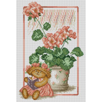 Алмазна вишивка Dream Art Мішка, що читає (27 х 39 см) (DA-31550, Без підрамника)