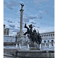 SR-SY6550 Картина за номерами Основачі КиєваStrateg SR-SY6550 Картина за номерами Основачі КиєваStrateg