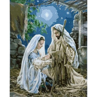 SR-SY6888 Розмальовка за номерами Таємниця народженняStrateg SR-SY6888 Розмальовка за номерами Таємниця народженняStrateg